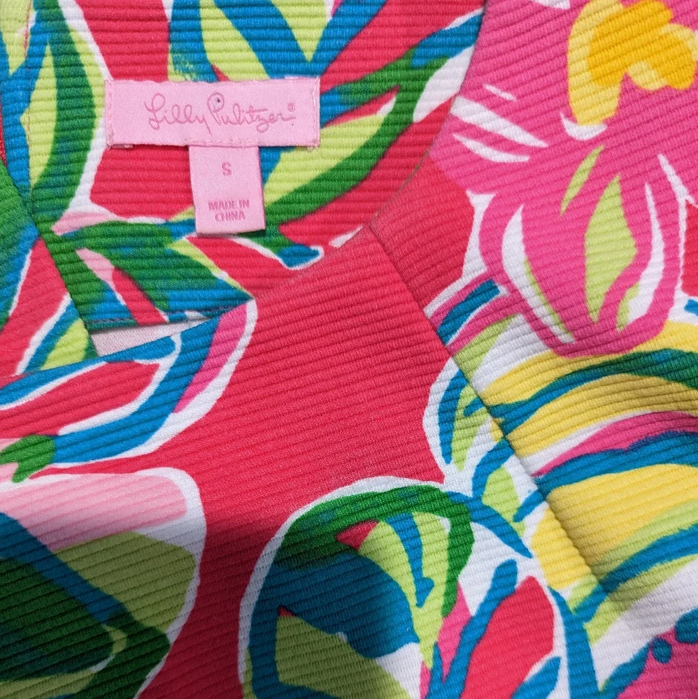 Lilly Pulitzer shift dress with 3/4 sleeve - Picture 8 of 9